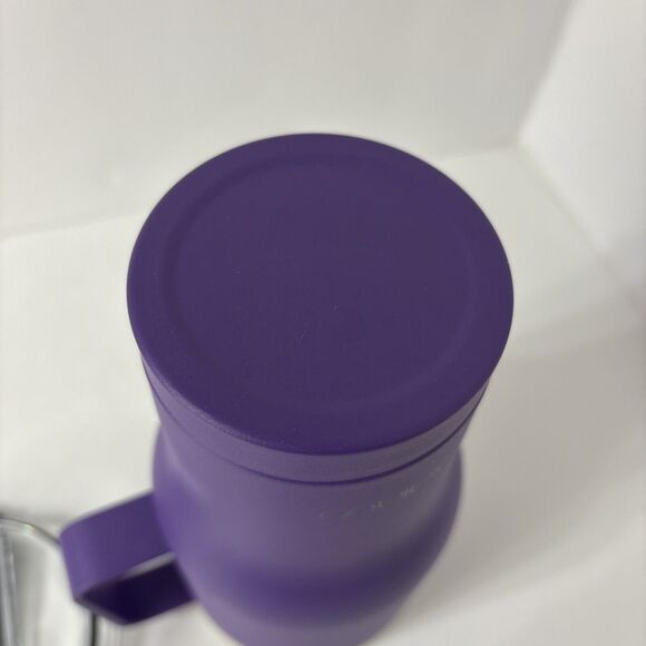 mininoo 40 oz Tumbler with Handle.Insulated Tumbler. Purple - Picture 13 of 15